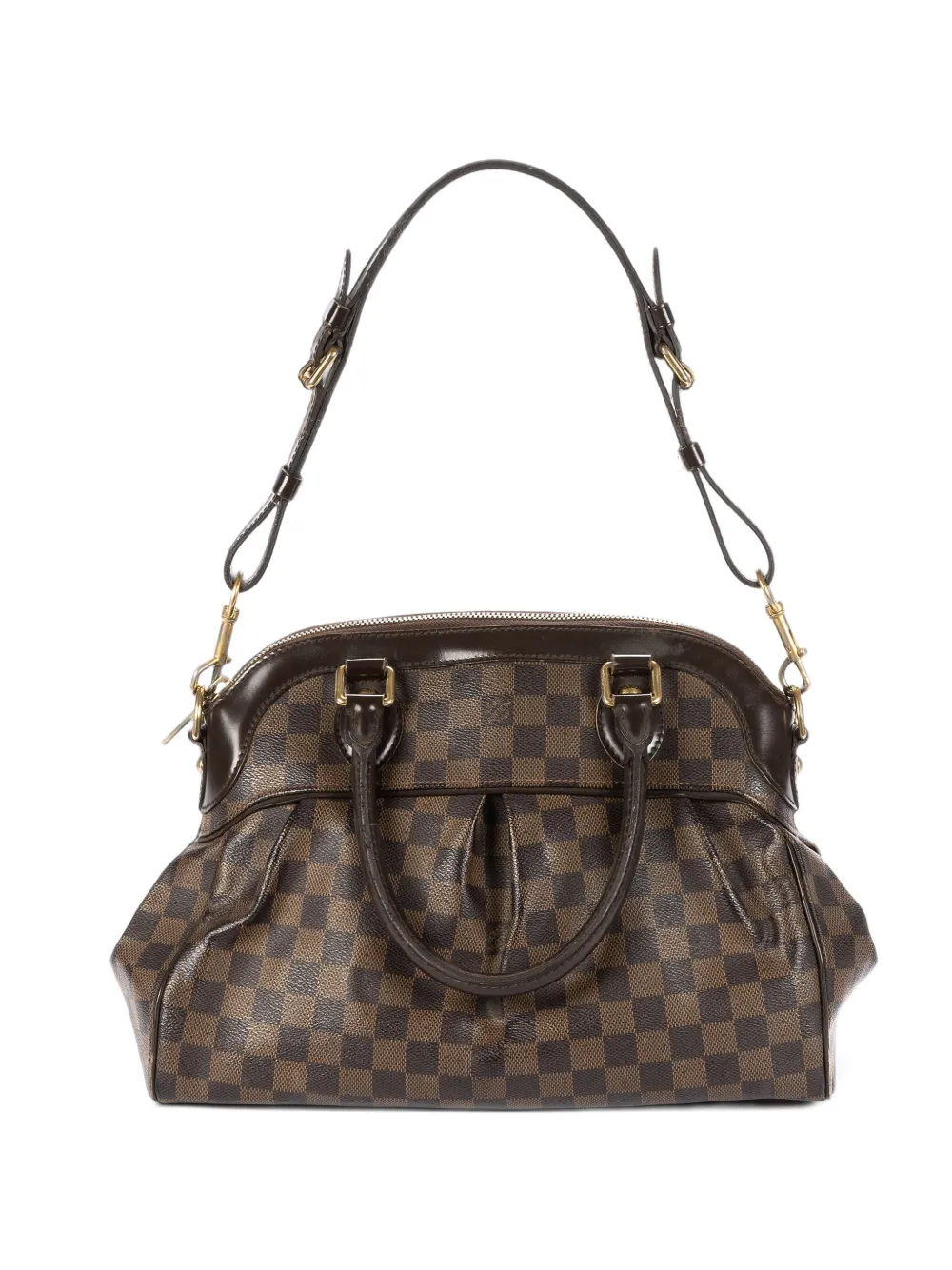 Louis Vuitton Pre-Owned PM Trevi Damier Ebene shoulder bag - Marrone