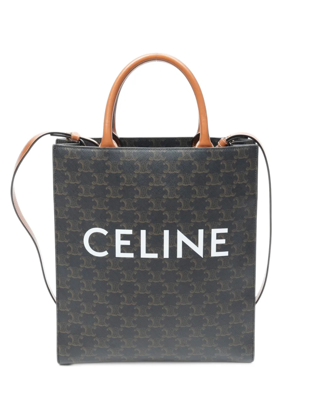 Celine Pre-Owned small Triomphe Cabas shoulder bag - Schwarz