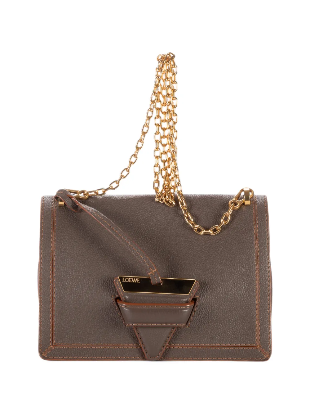 Loewe Pre-Owned Medium Barcelona crossbody bag - Braun