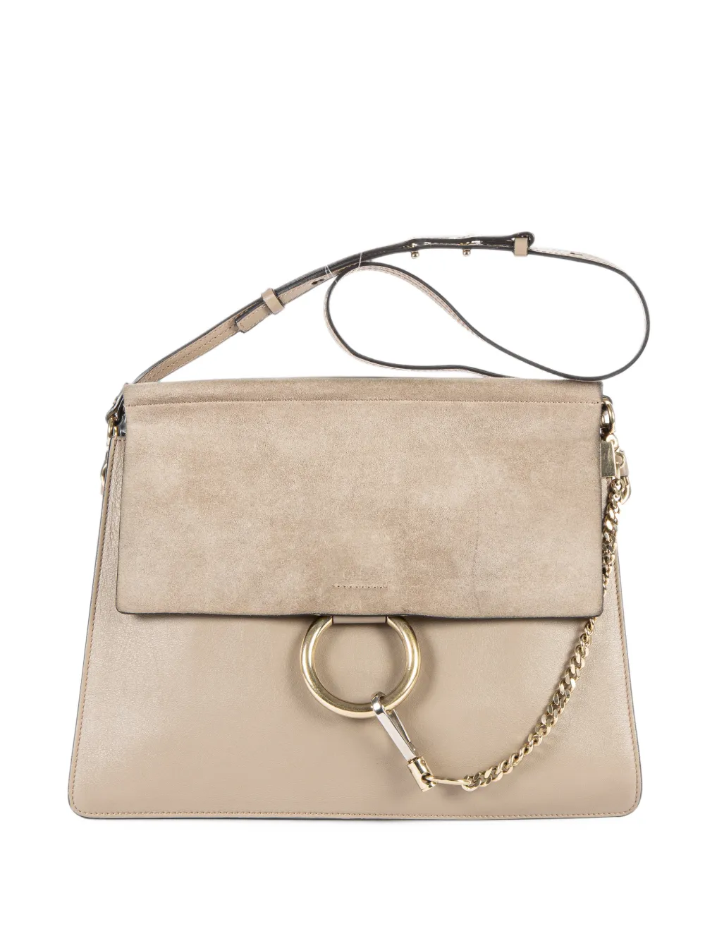 Chloé Pre-Owned medium Faye shoulder bag - Nude