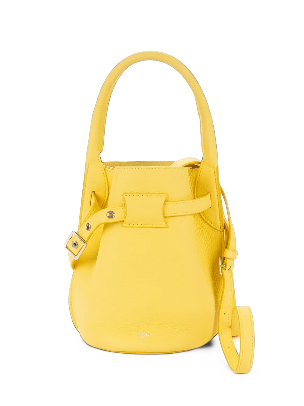 Celine Pre-Owned Nano Bucket leather bucket bag - Gelb