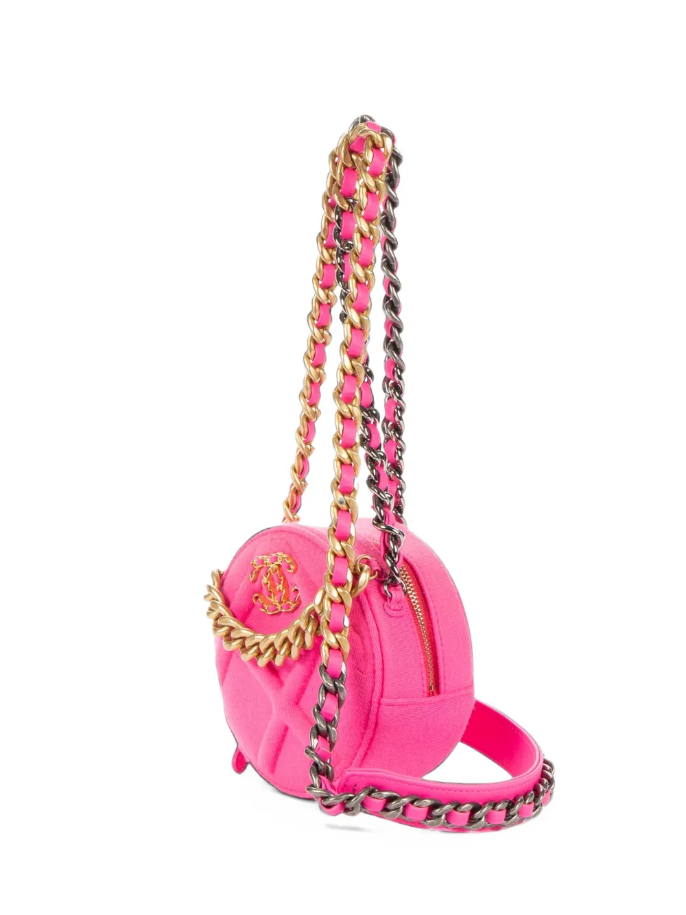 CHANEL Pre-Owned 19 quilted shoulder bag - Pink