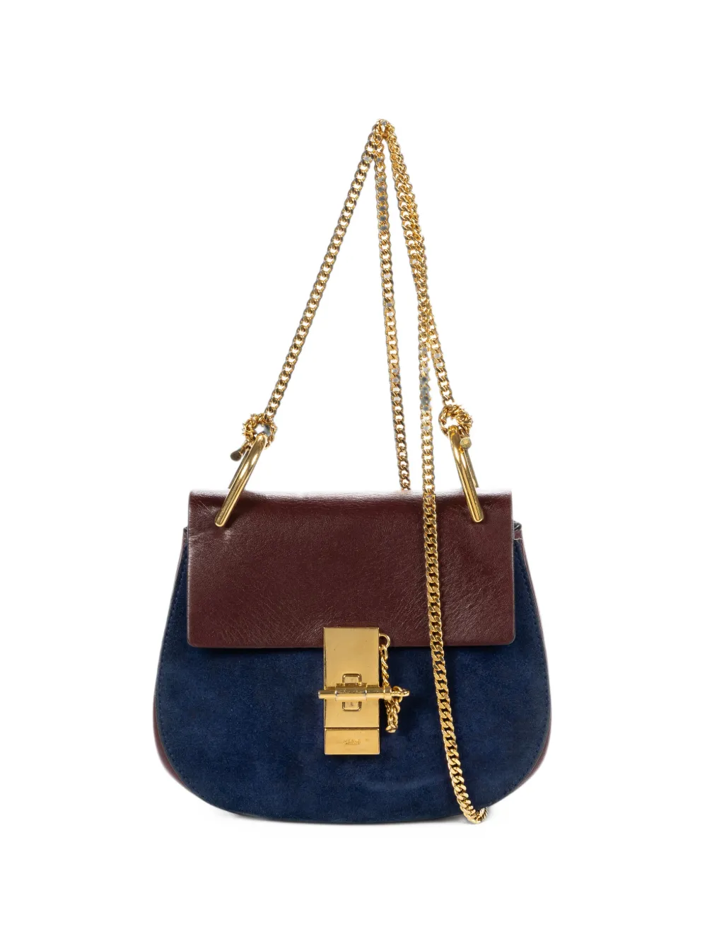 Chloé Pre-Owned Drew crossbody mini bag - Blau