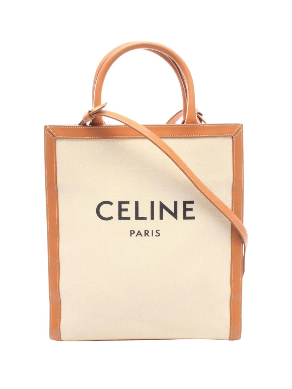 Celine Pre-Owned 2000-2026 Small Vertical Cabas satchel - Nude