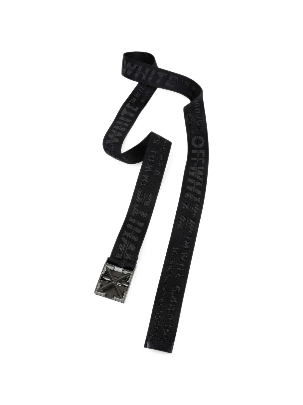 Off-White Arrow tape belt - Nero