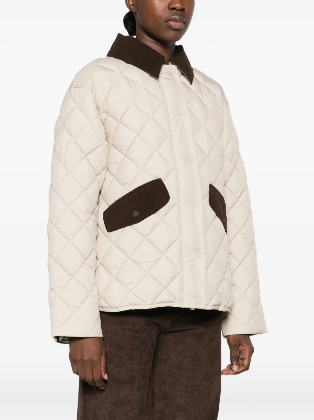 Save The Duck Jodie quilted jacket Beige