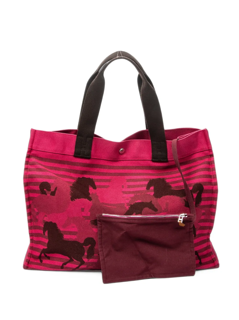 Hermès Pre-Owned Chevaux En Camouflage tote bag - Rosa