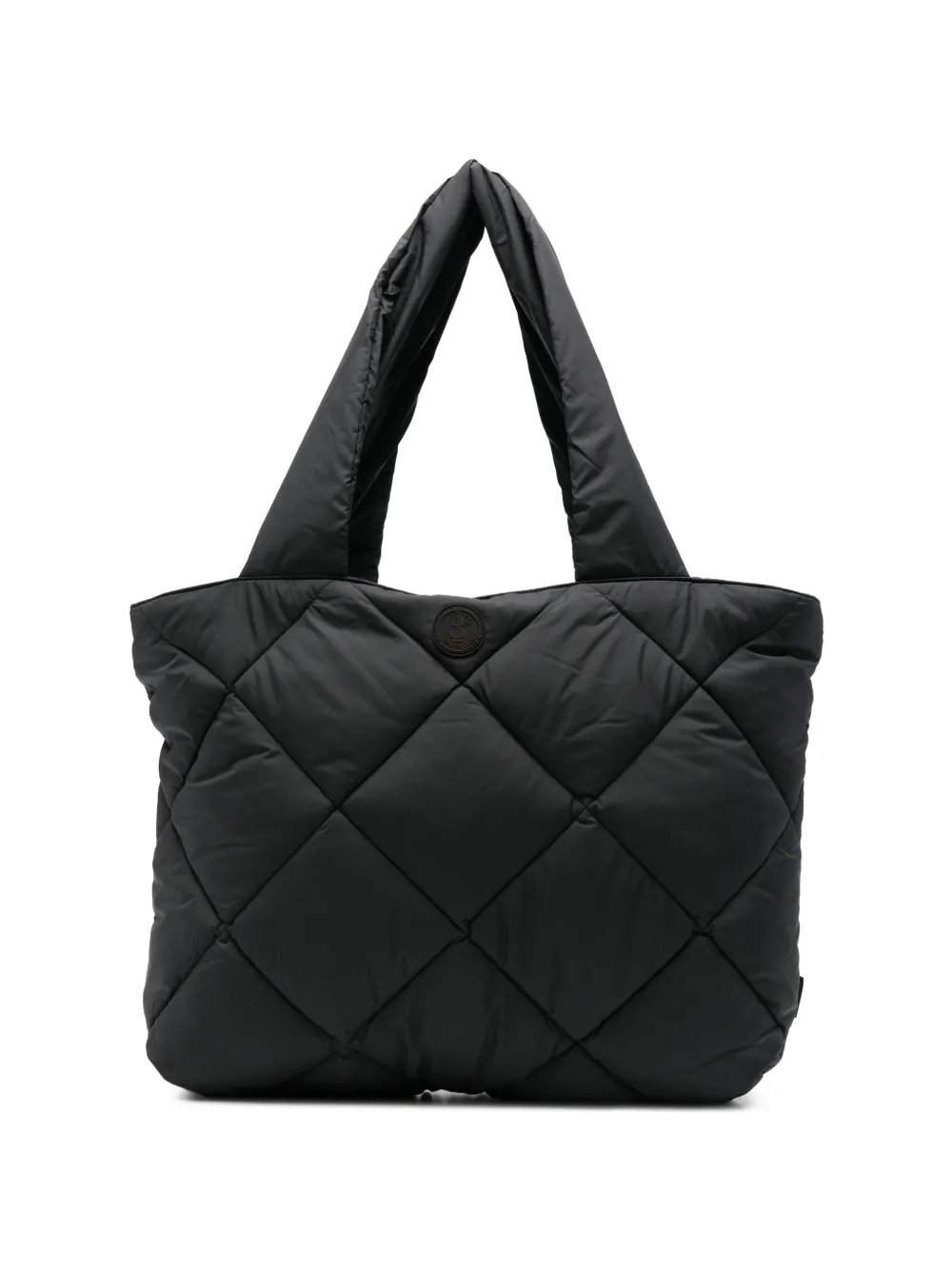 Save The Duck Sely quilted tote bag Zwart