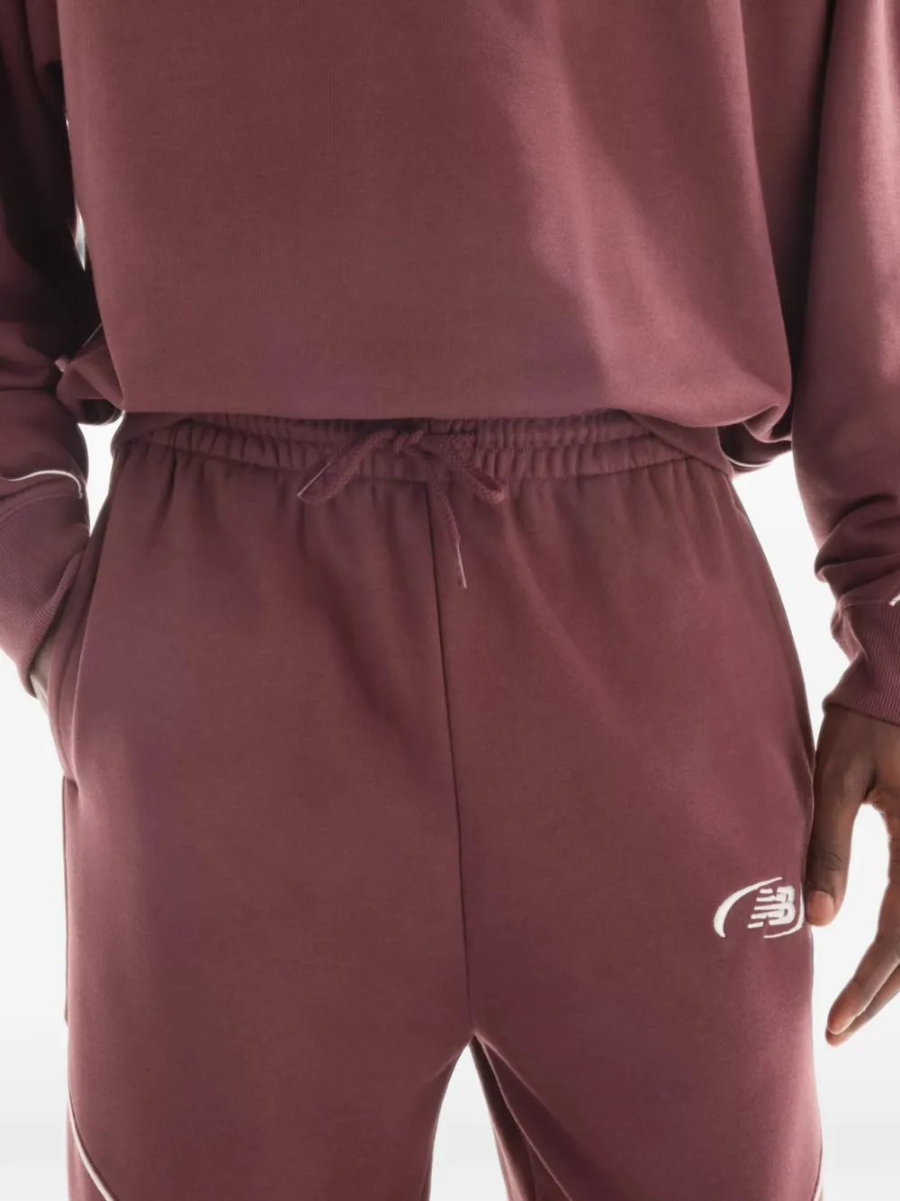 New Balance Trackside French Terry pants Rood