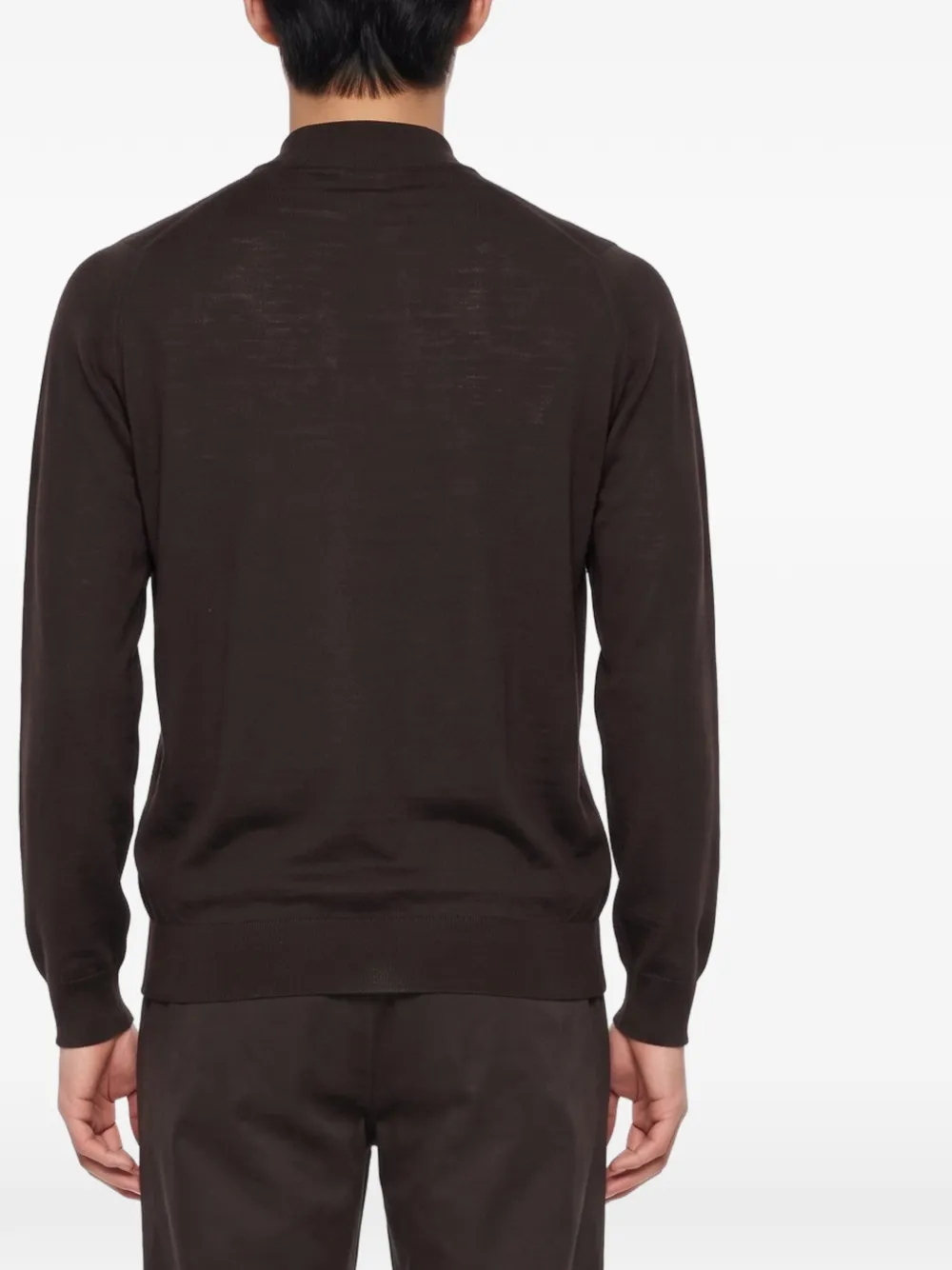 John Smedley Harcourt mock-neck sweater Bruin