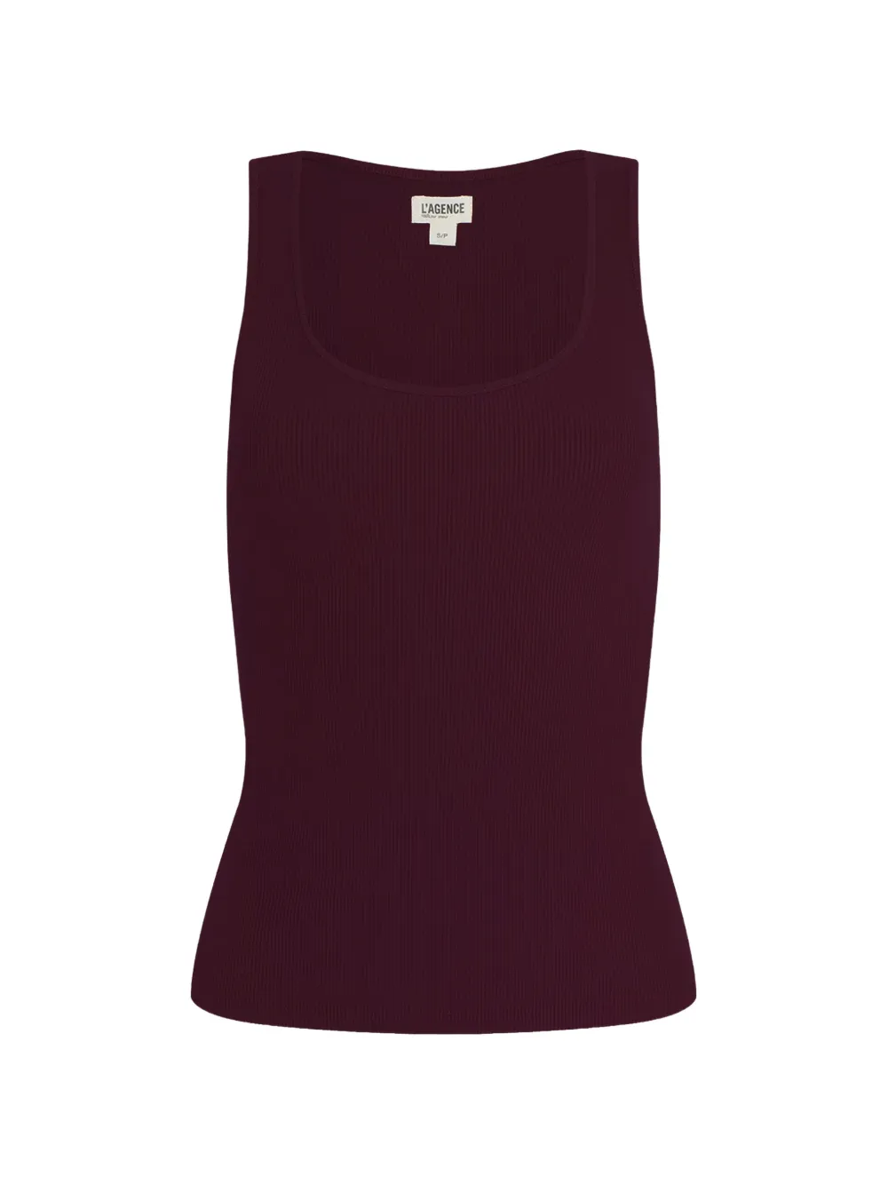 L'Agence Adira scoop-neck tank top Paars