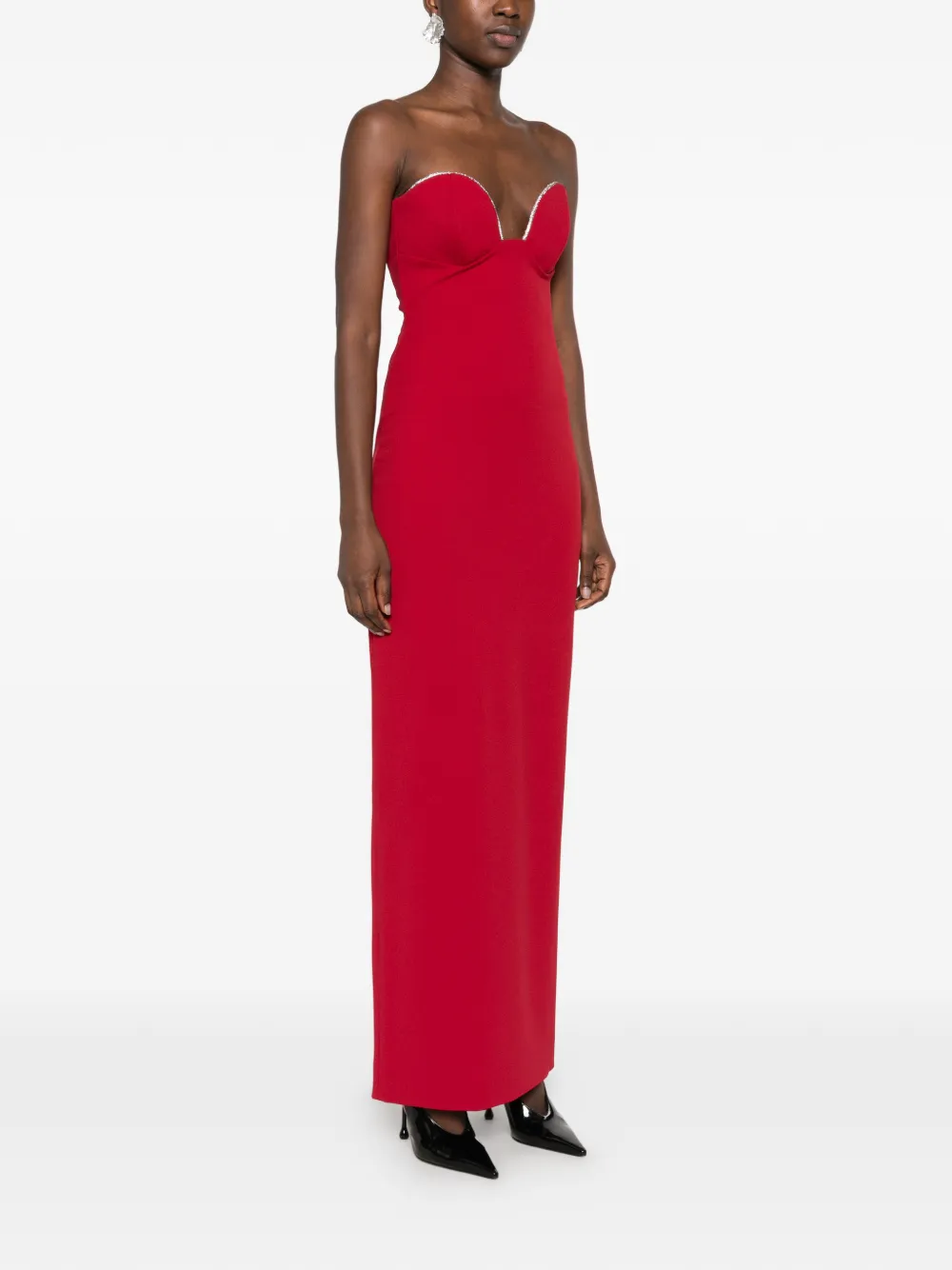 Solace London The Sommer maxi dress in ruby Rood