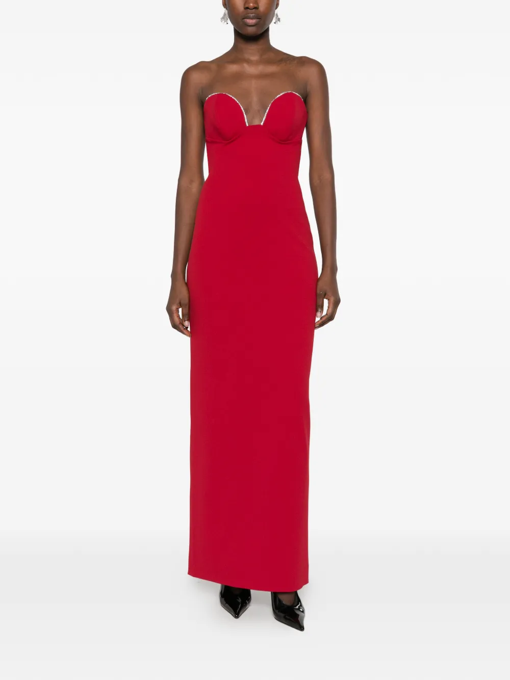 Solace London The Sommer maxi dress in ruby Rood