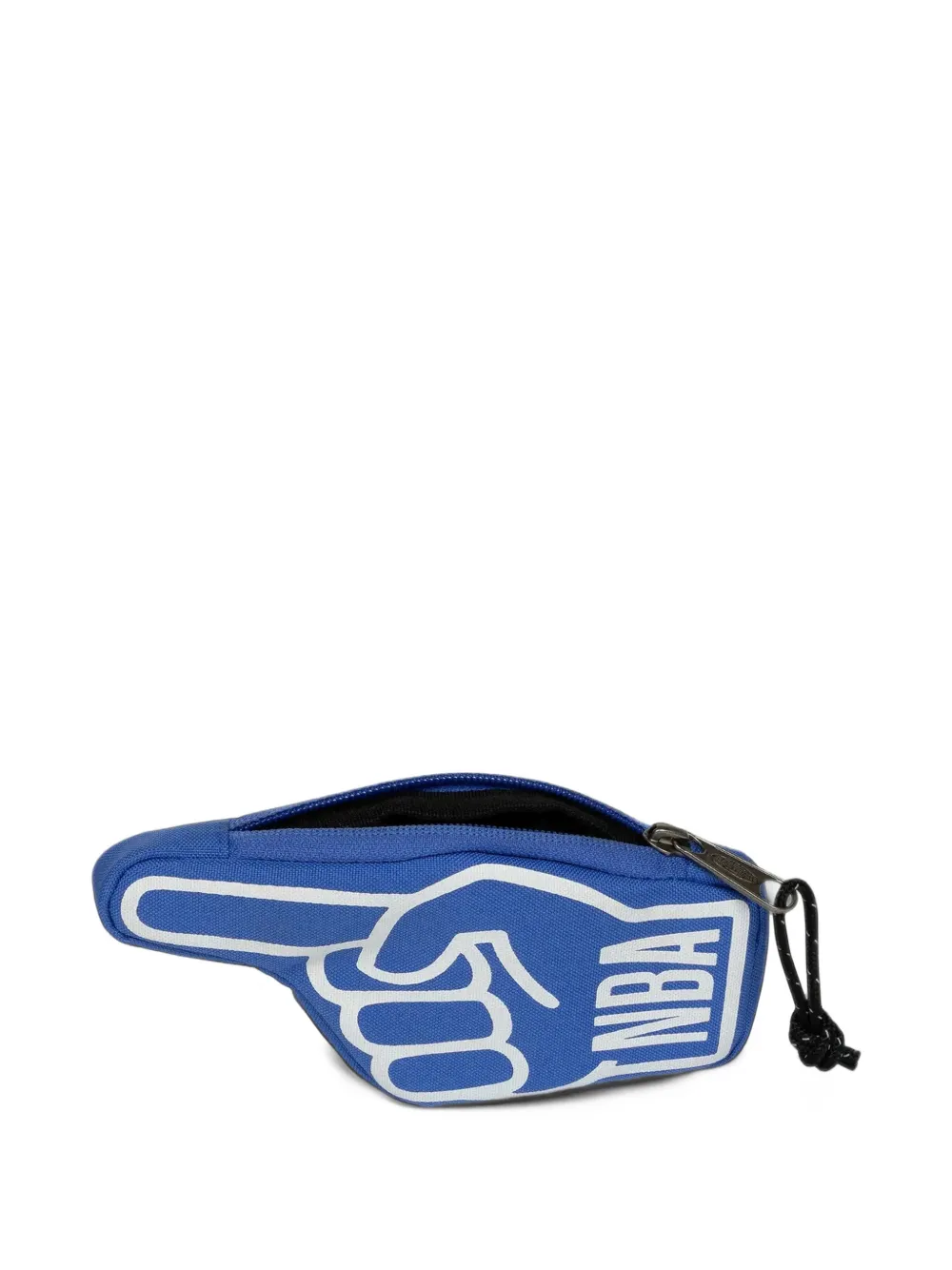 Eastpak x NBA Fan Hand logo-print clutch bag Blauw