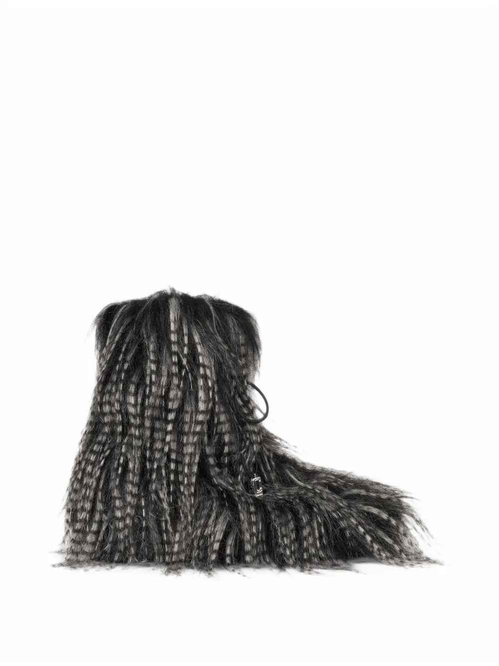 GCDS Stiefeletten mit Faux Fur - Grau