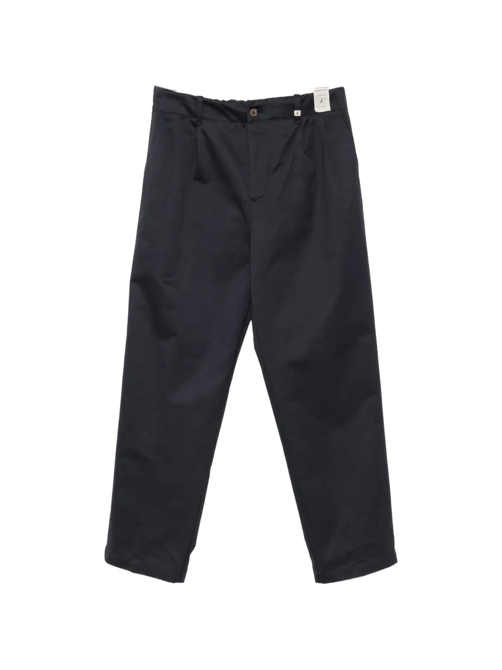 Myths pleated straight-leg trousers Blauw