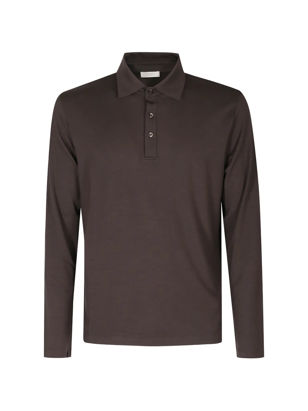 Seventy long-sleeve wool polo shirt Bruin