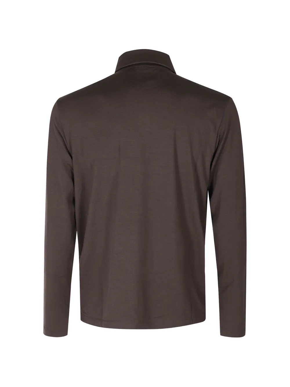 Seventy long-sleeve wool polo shirt Bruin