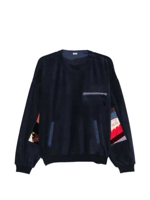 KHOKI patchwork fleece sweatshirt