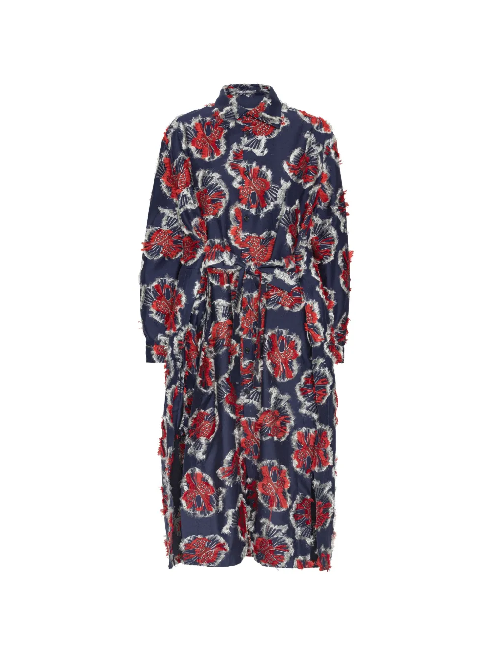 Henrik Vibskov Love You jacquard-pattern midi dress - Blau