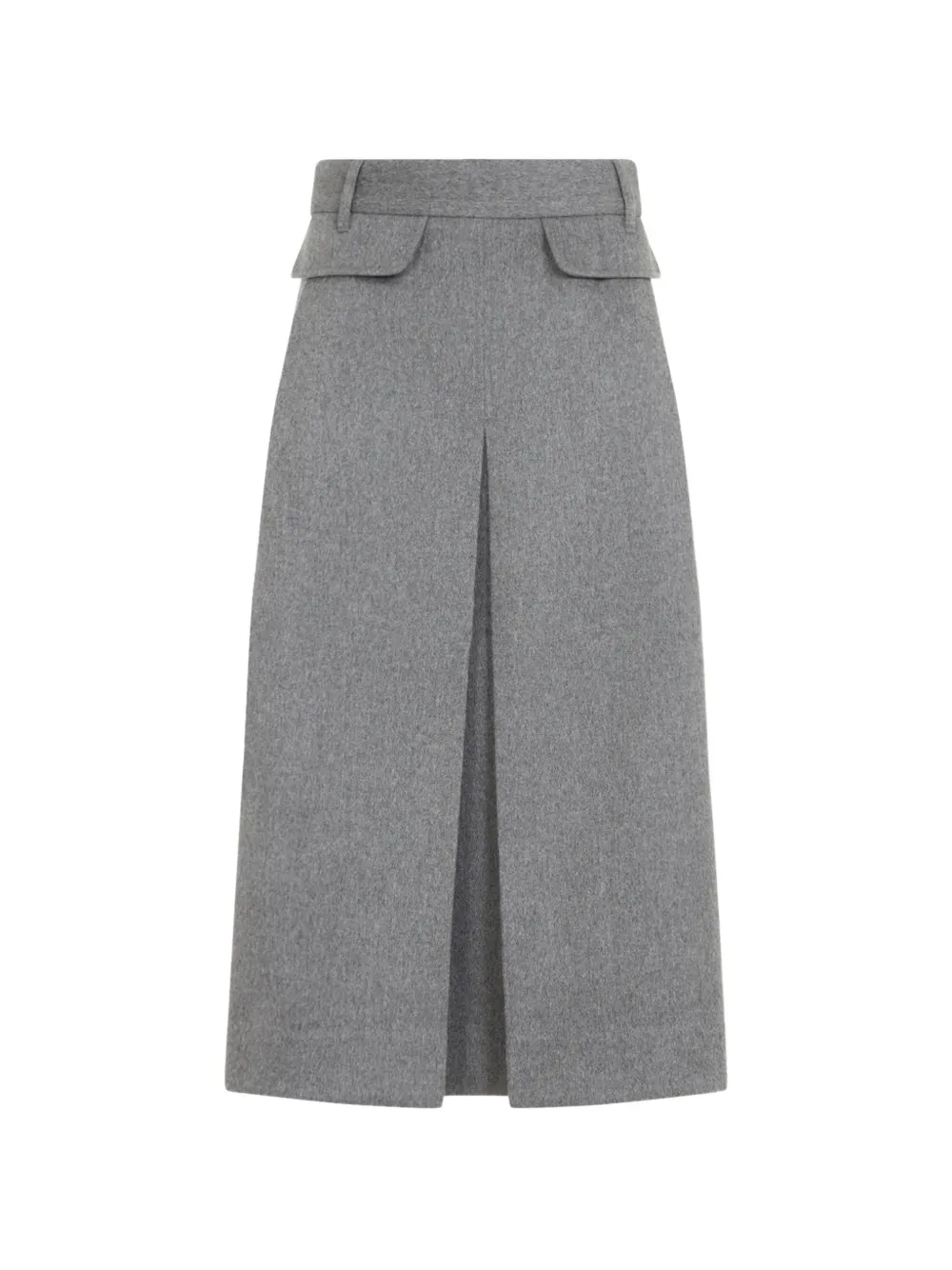 Co flap-pocket pleated skirt - Grau