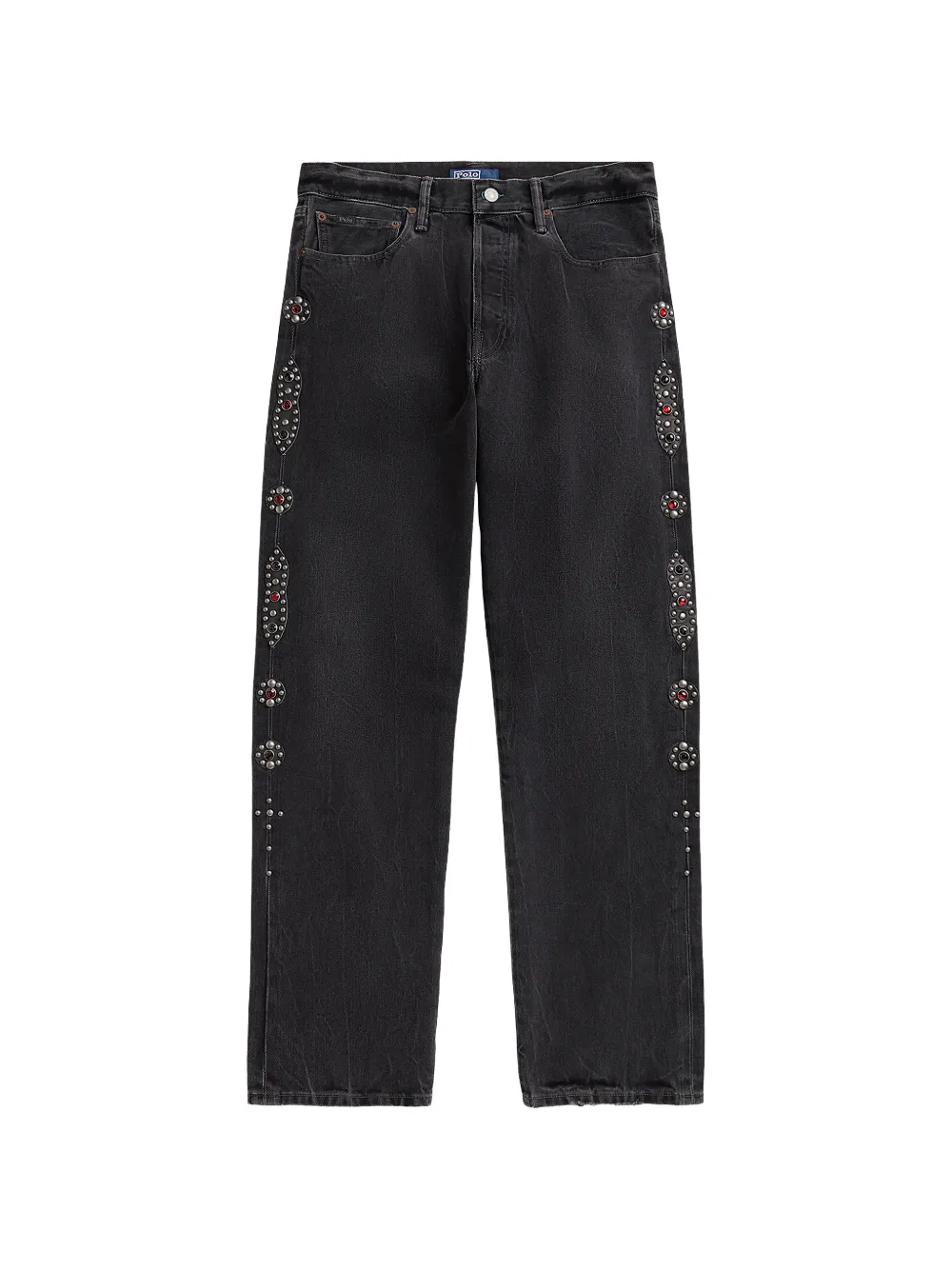 Polo Ralph Lauren stud-embellished jeans - Nero
