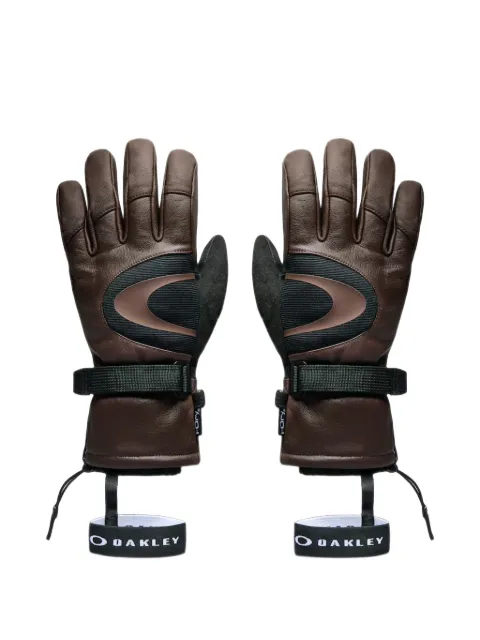 Oakley Timberline logo-tape leather gloves