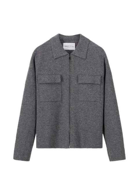 Roberto Collina zip-up chest-pocket cardigan