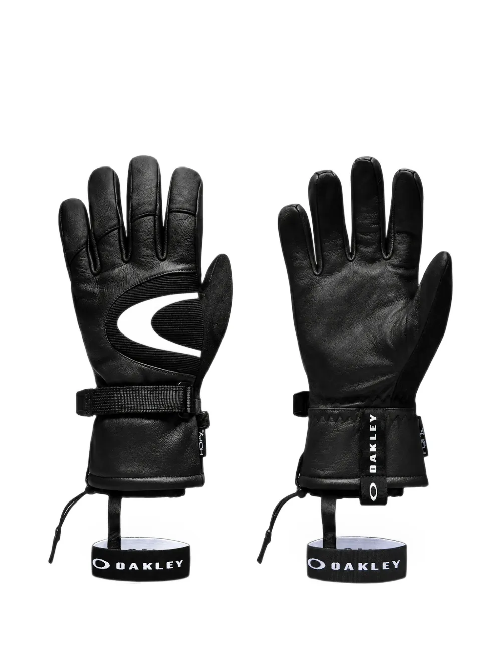 Oakley Timberline logo-print touch-strap gloves Zwart
