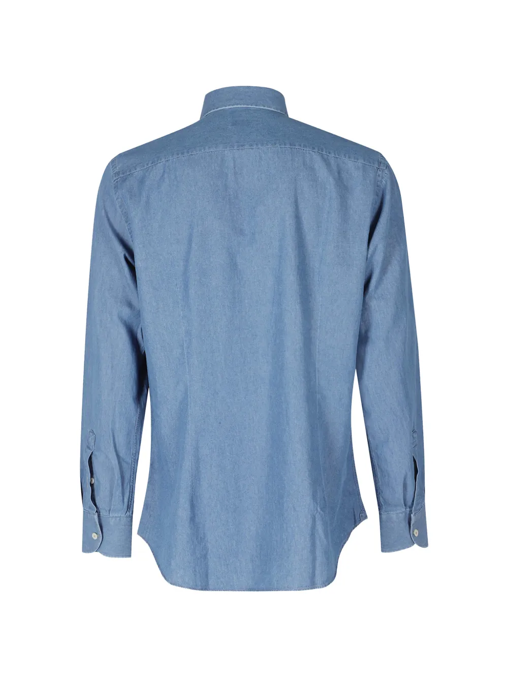 Seventy cotton long-sleeve shirt Blauw