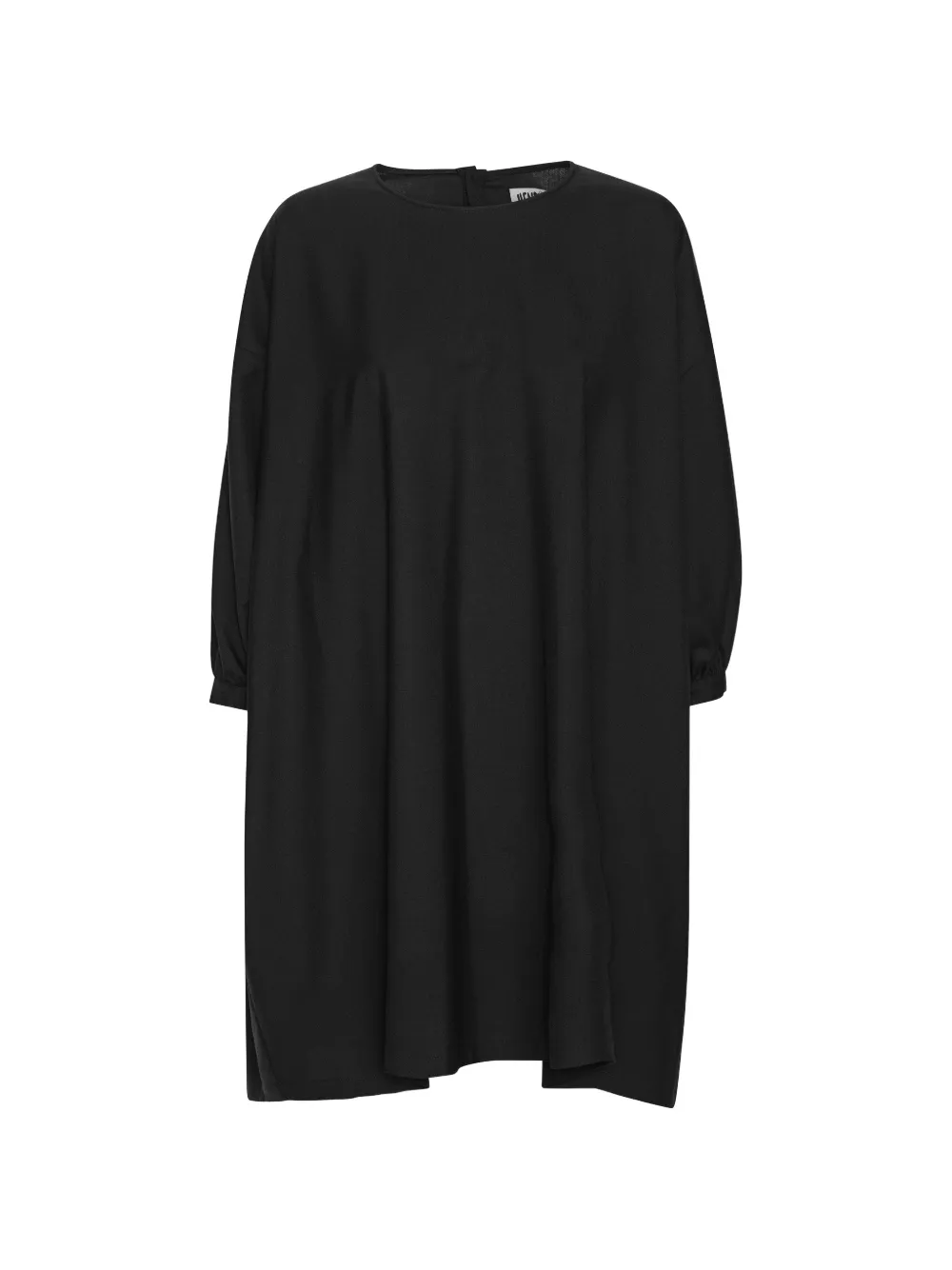 Henrik Vibskov Non Chalant oversized asymmetric dress Zwart
