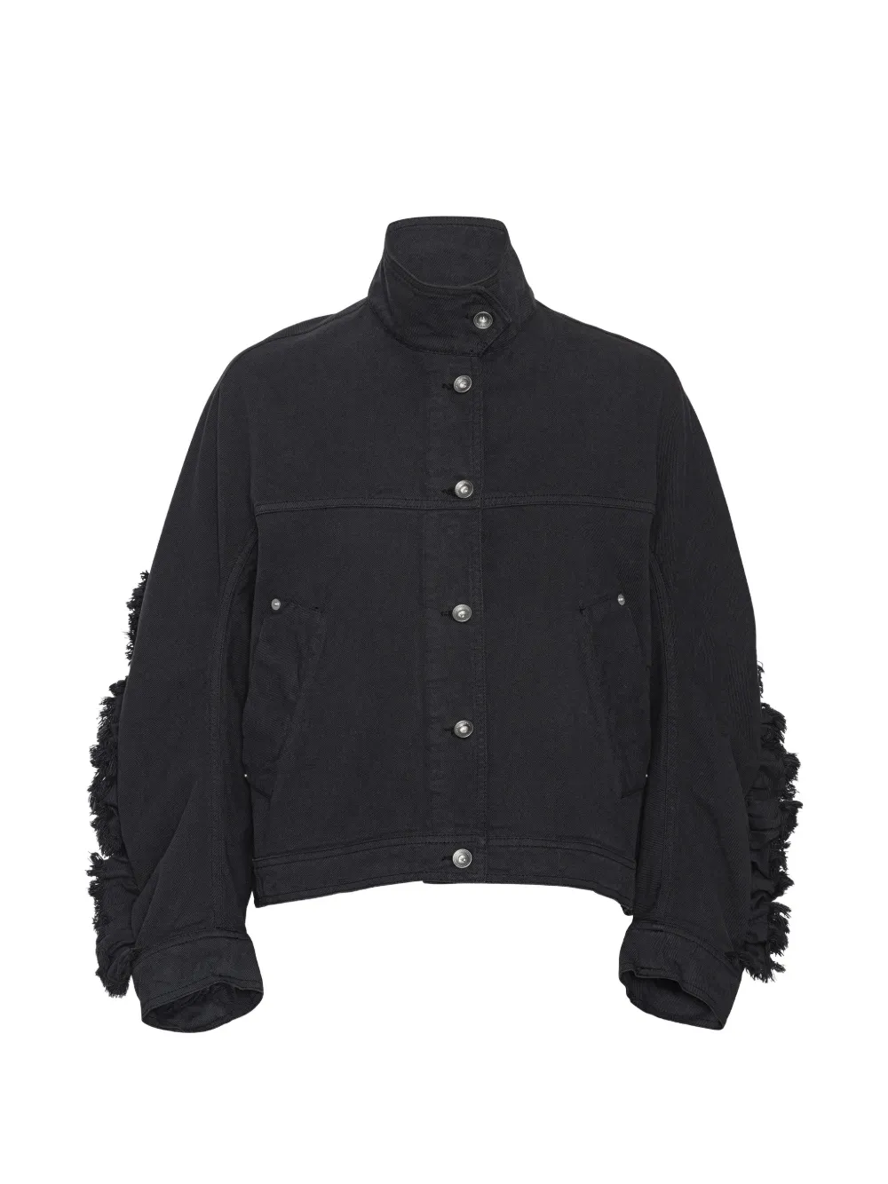 Henrik Vibskov Johnny fringe-detailed jacket - Nero