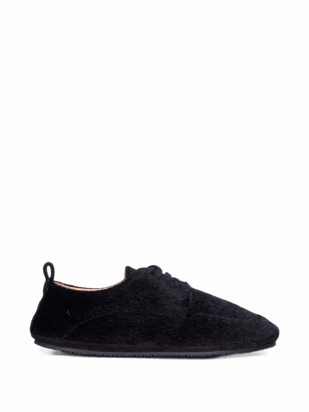 MIRIAL faux-fur lace-up sneakers - Schwarz