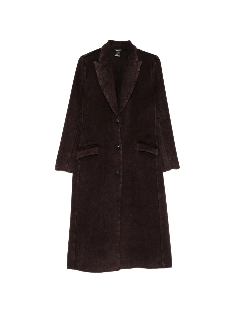 Avant Toi single-breasted notched-lapels coat - Marron