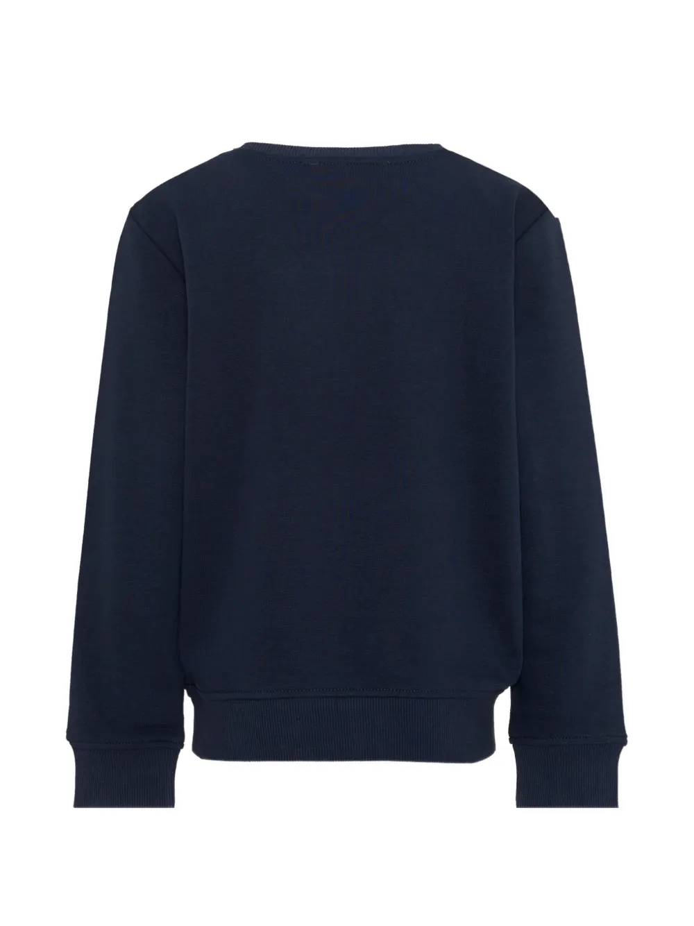 TRUSSARDI JUNIOR logo-embroidered sweater Blauw