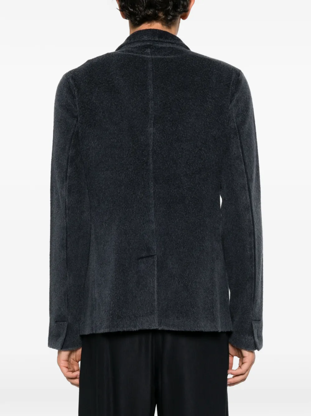 Avant Toi peaked-lapels single-breasted jacket Blauw