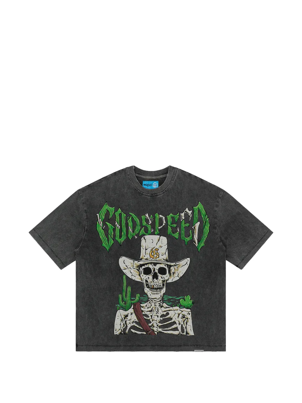 GODSPEED Goldie graphic-print T-shirt Grijs