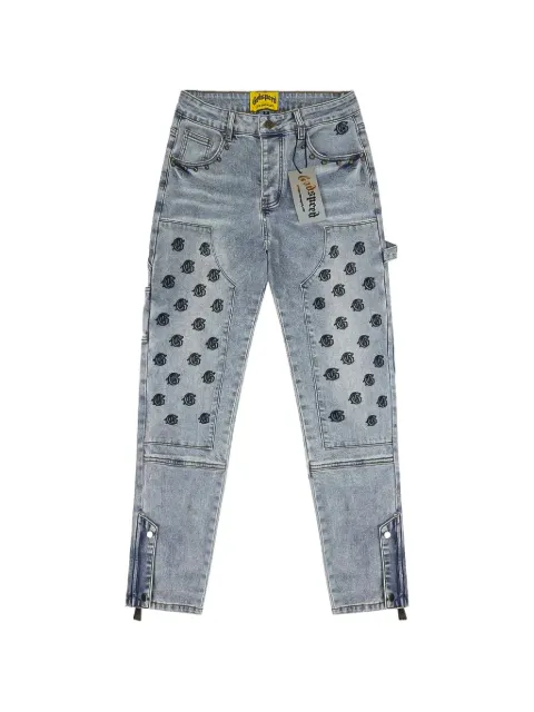 GODSPEED logo-embroidered carpenter jeans