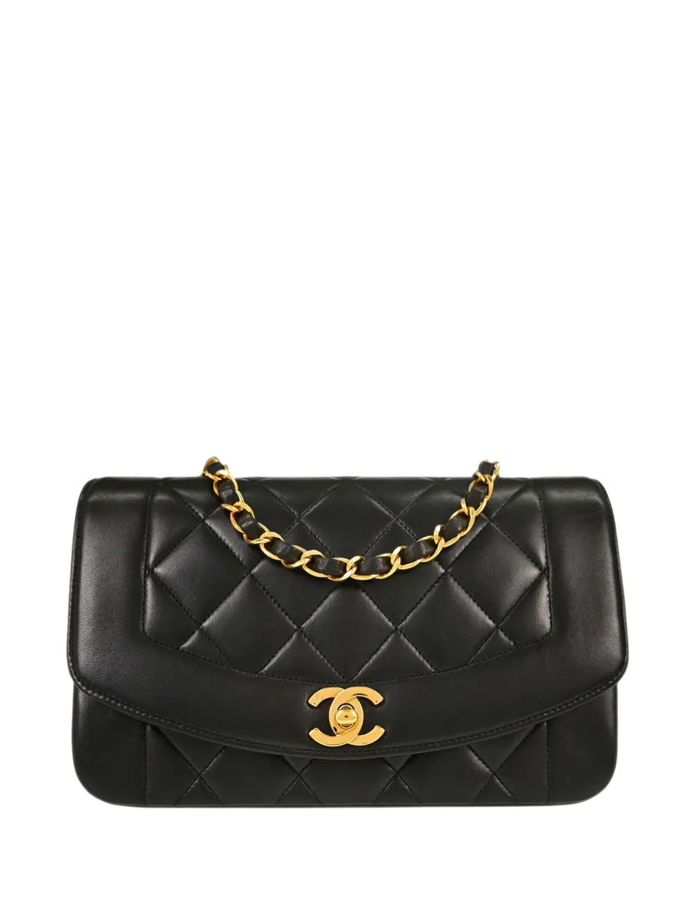 CHANEL Pre-Owned 1991-1994 small Diana Flap shoulder bag - Black