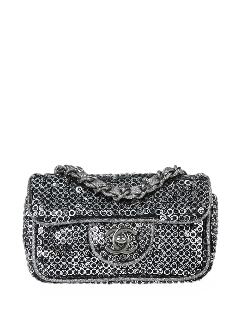 CHANEL Pre-Owned 2006-2008 sequin shoulder bag - Schwarz