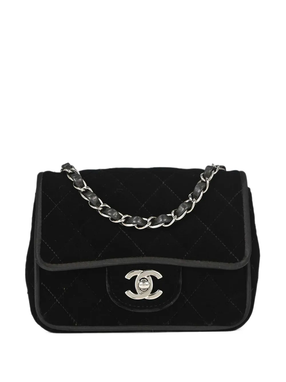 CHANEL Pre-Owned 2005-2006 mini Classic Square Flap shoulder bag - Black