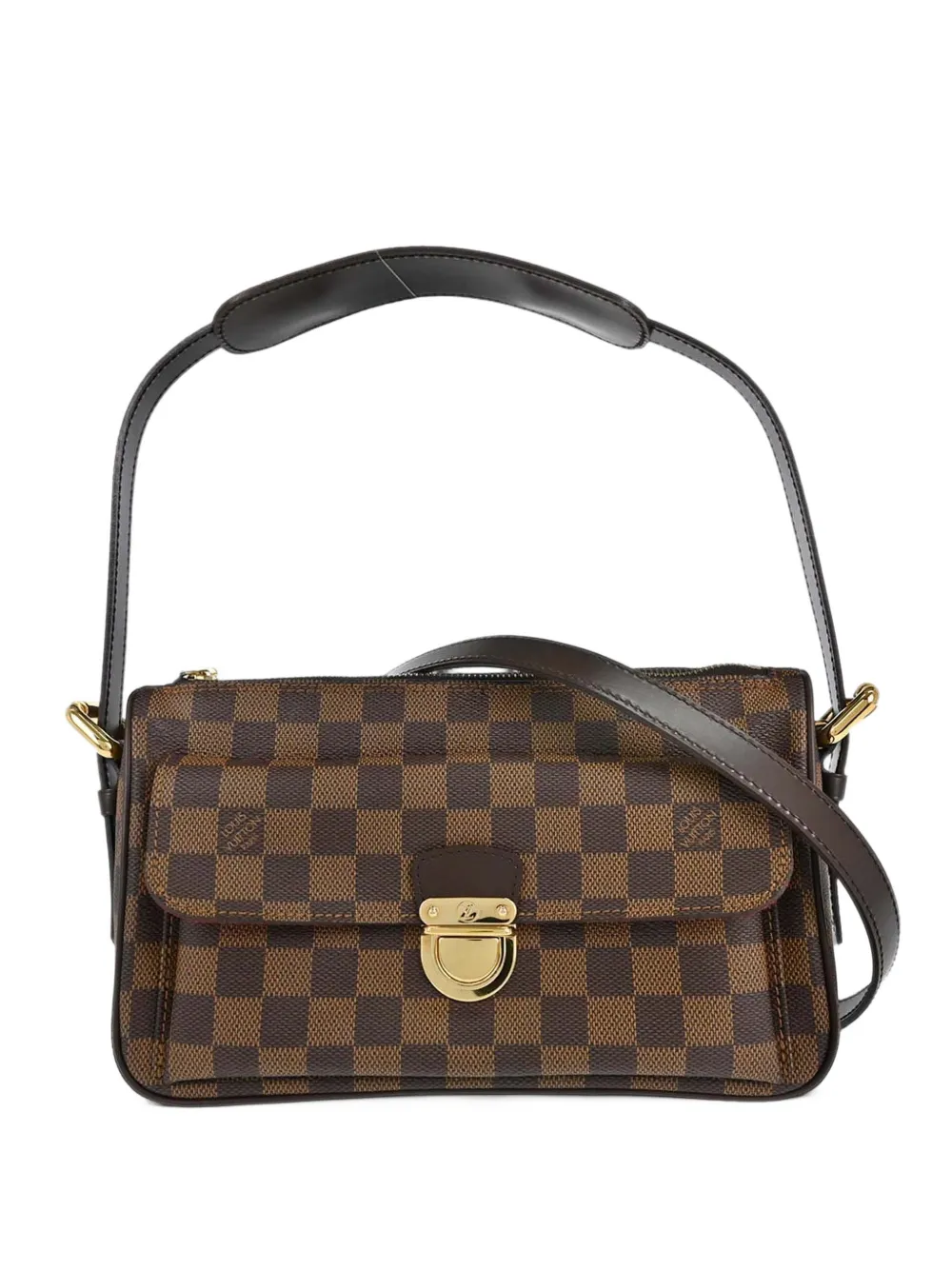 Louis Vuitton Pre-Owned GM Damier Ravello shoulder bag - Braun