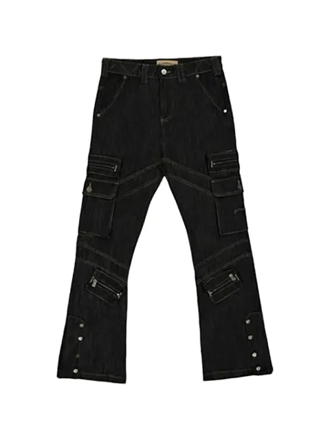 GODSPEED Rockstar flared cargo jeans