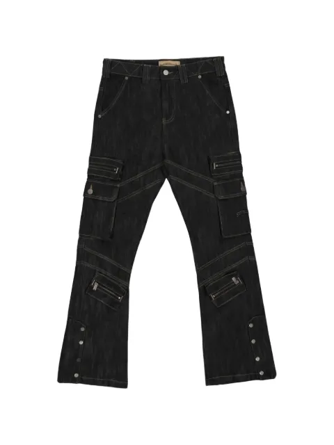GODSPEED Rockstar flared cargo jeans