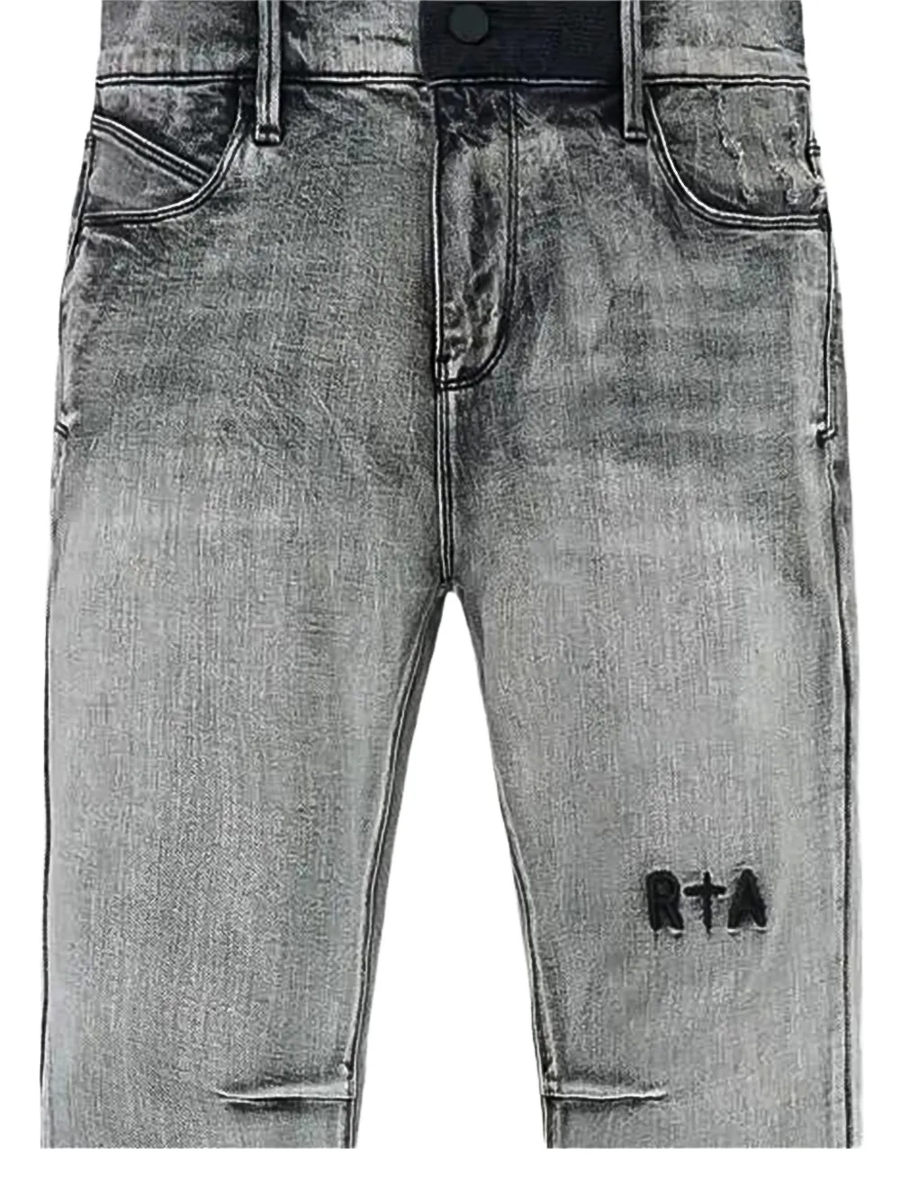 RTA Olivier skinny broek Grijs