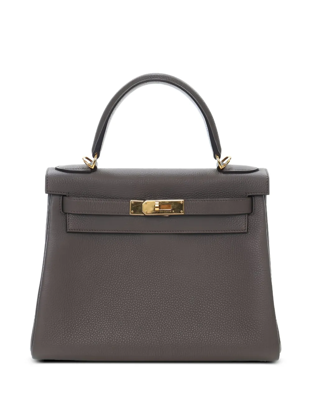 Hermès Pre-Owned 2021 Togo Kelly II Retourne 28 satchel - Grau