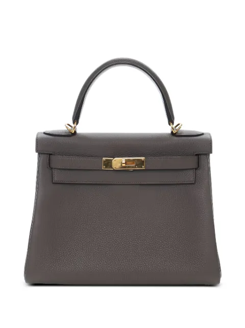 Hermès Pre-Owned 2021 Togo Kelly II Retourne 28 satchel