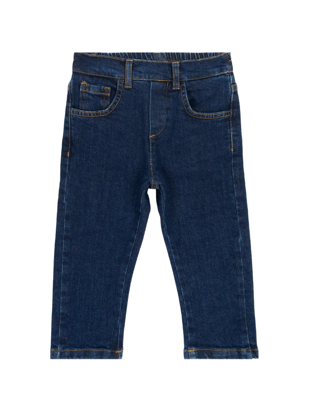 North Sails Kids elasticated-waistband jeans Blauw