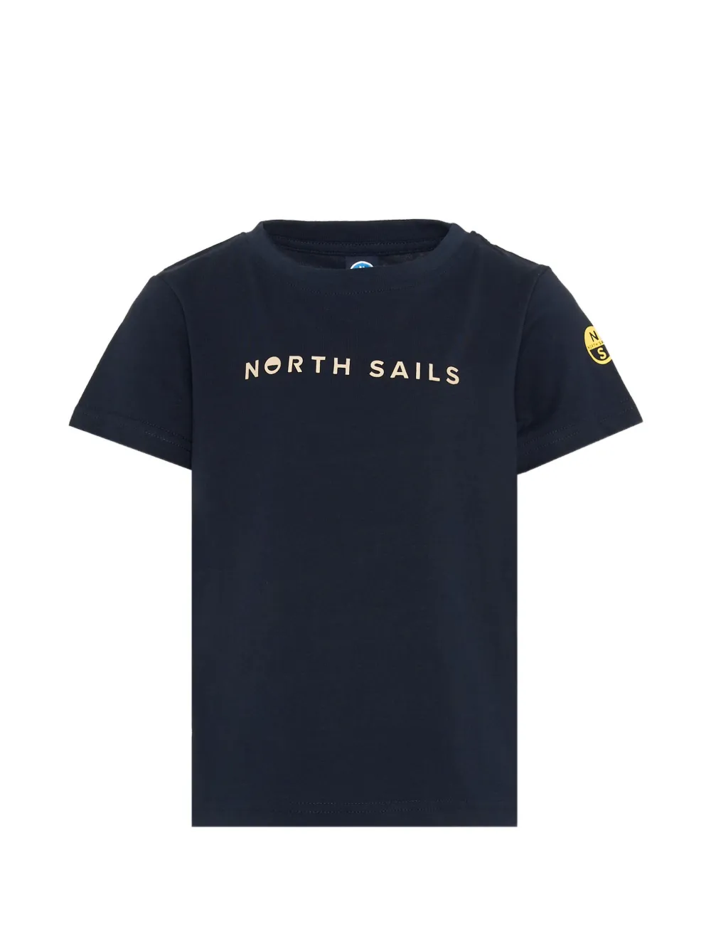 North Sails Kids logo-print short-sleeve T-shirt Blauw