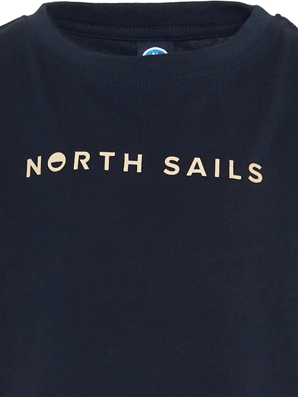 North Sails Kids logo-print short-sleeve T-shirt Blauw